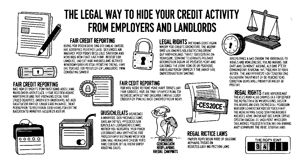 The Legal Way to Hide Your Credit Activity from Employers and Landlords