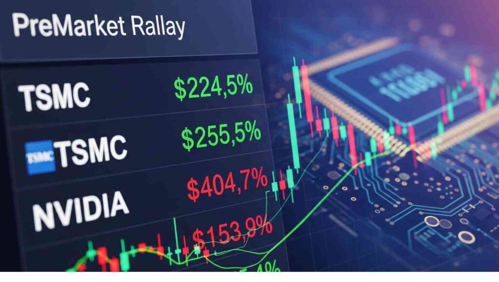 Premarket rally in chip stocks led by TSMC & Nvidia after blowout AI chip earnings