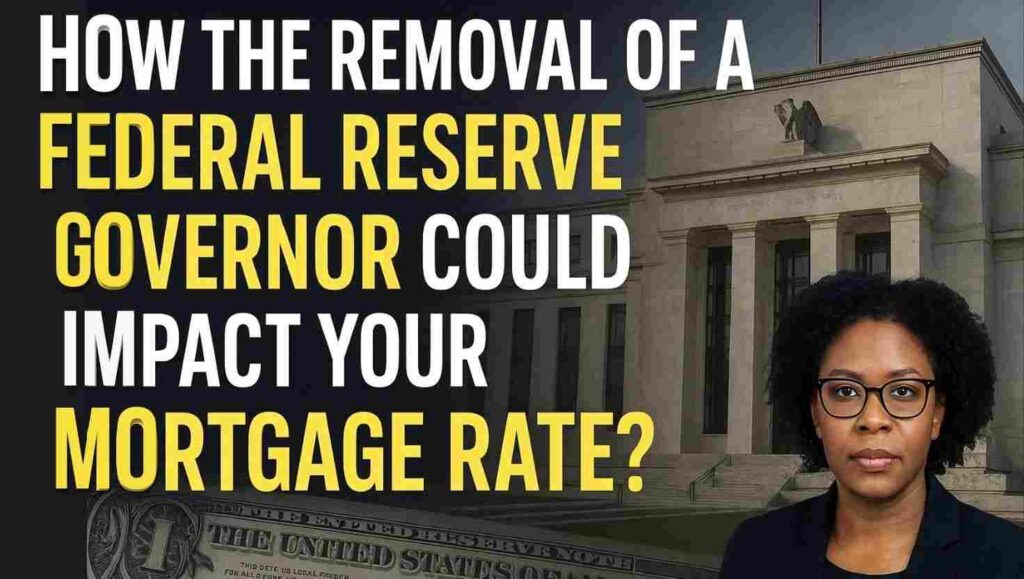 How the Removal of a Federal Reserve Governor Could Impact Your Mortgage Rate ?